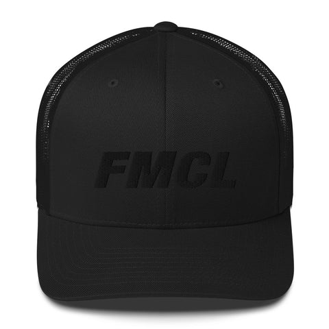 FMCL Black On Black Trucker Cap