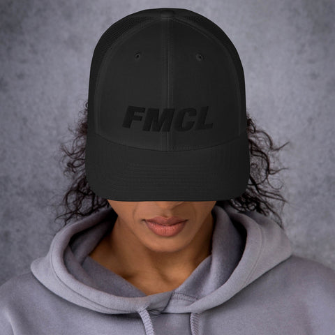 FMCL Black On Black Trucker Cap