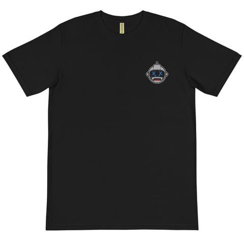 BOTZ™ Embroidered Organic T-Shirt In Black